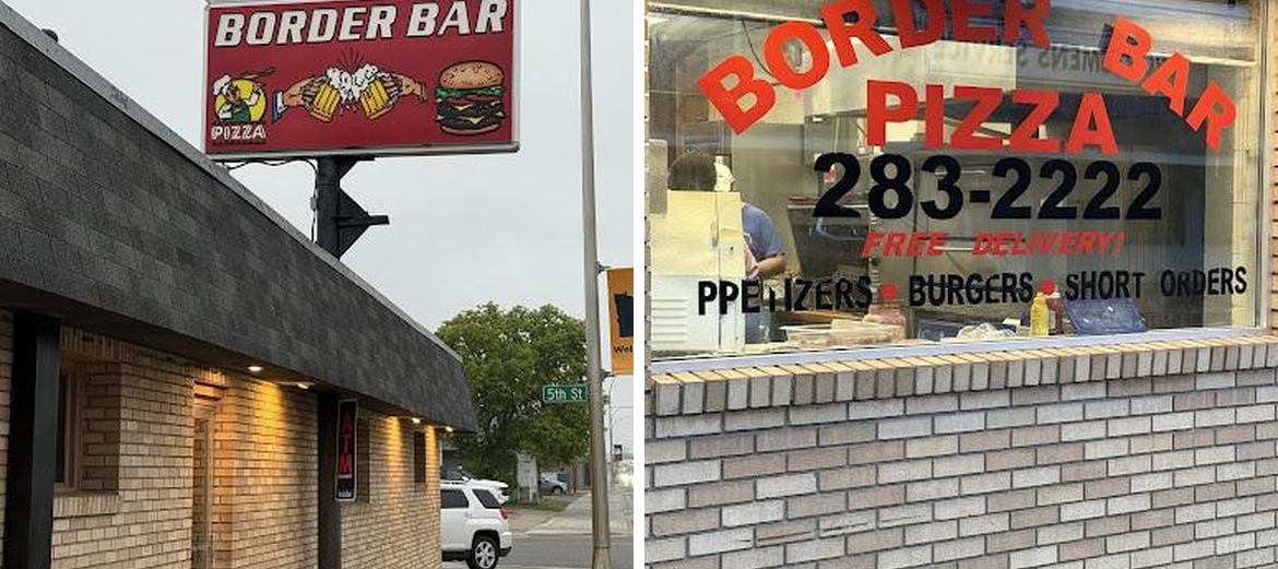 Border Bar Pizza Parlor Menu